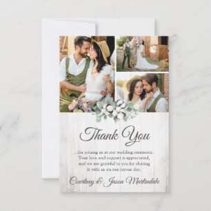 Carte de Mariage campagnard en coton du sud du Mer