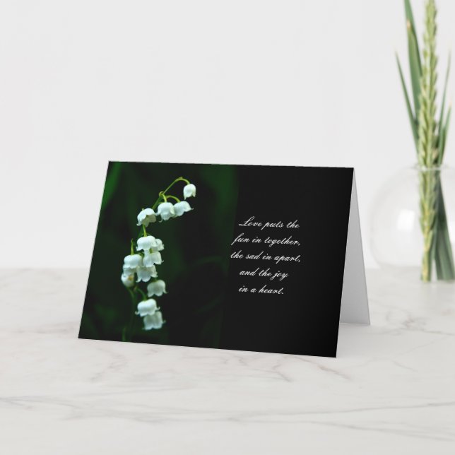 Carte de mariage - coutume (Devant)