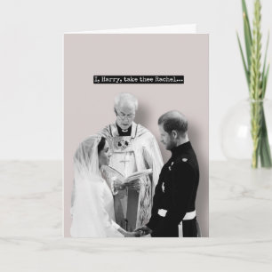 Carte de mariage de Harry et Meghan