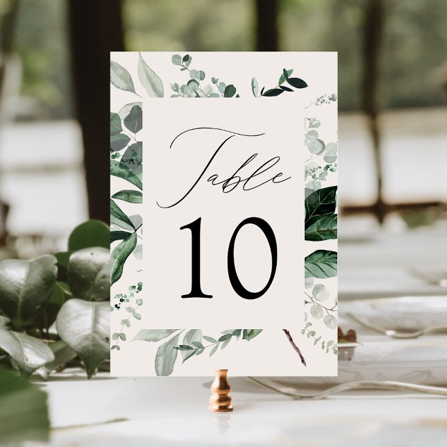 Carte de Mariage de la crème verte abondante (Créateur téléchargé)