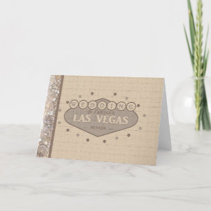 Carte de mariage de Las Vegas