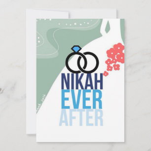 Carte de mariage de Nikkah pour toujours