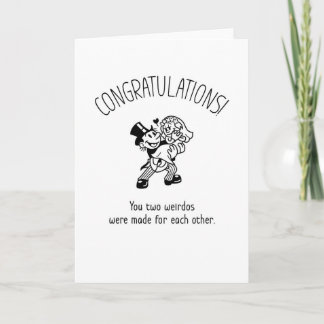 Carte de mariage de Weirdo