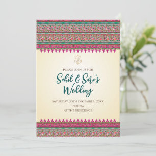 Carte de mariage Digital Desi Invitation de mariag