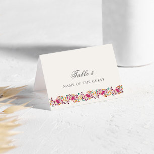 Carte de mariage florale romantique Pearl Swan