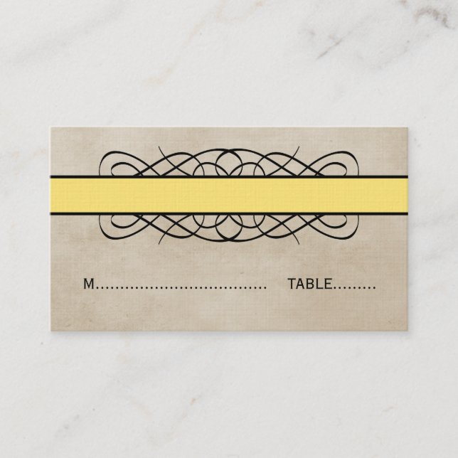 Carte de Mariage frontalier jaune (Devant)