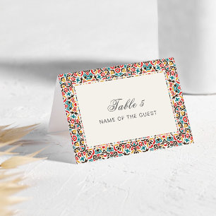 Carte de mariage géométrique mandala en treillis m