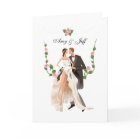 Carte de mariage personnalisée