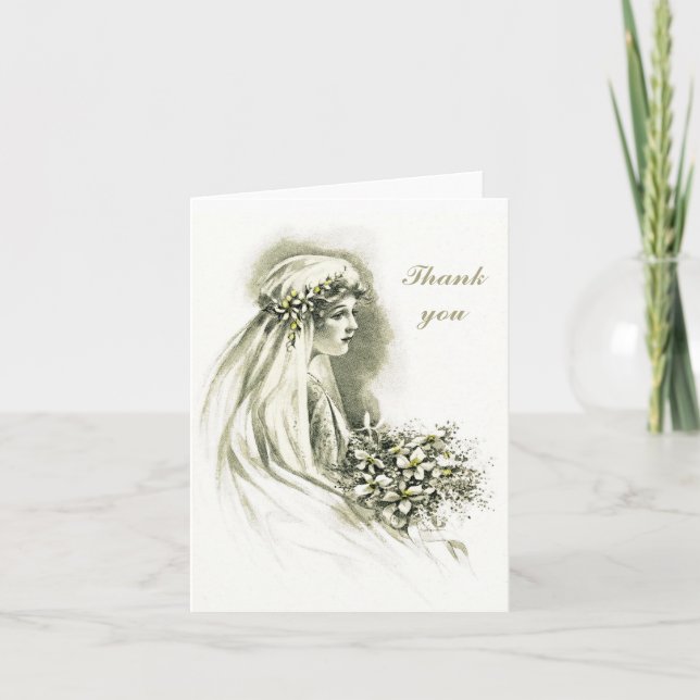 Carte de mariage vintage (Devant)
