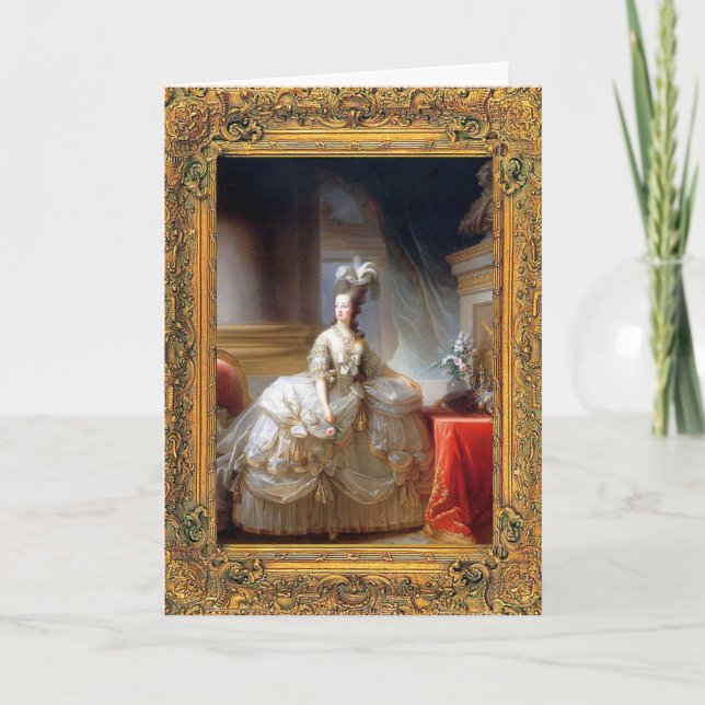Carte de Marie Antoinette (Devant)