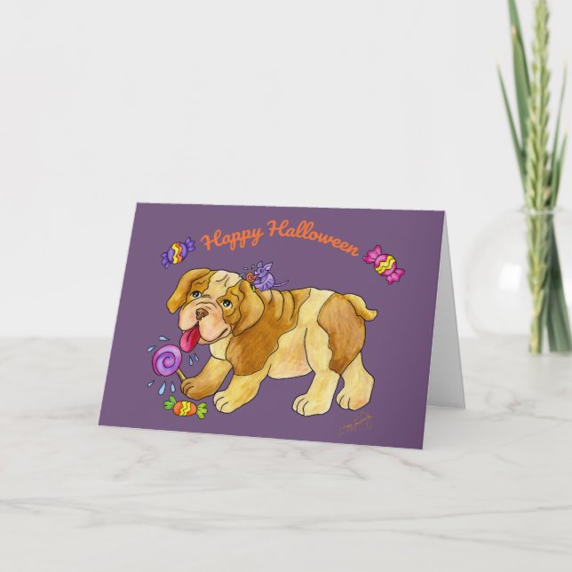 Carte de marionnette Sweet Halloween (Devant)