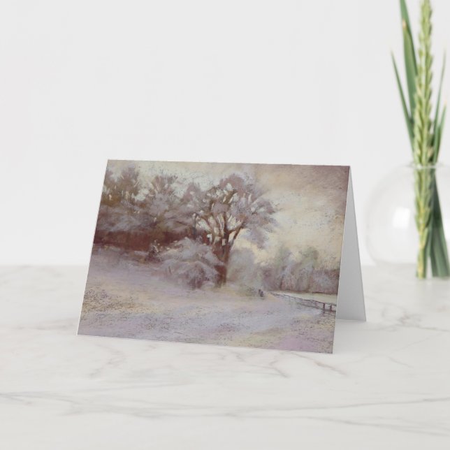 Carte de matin d'hiver (Devant)