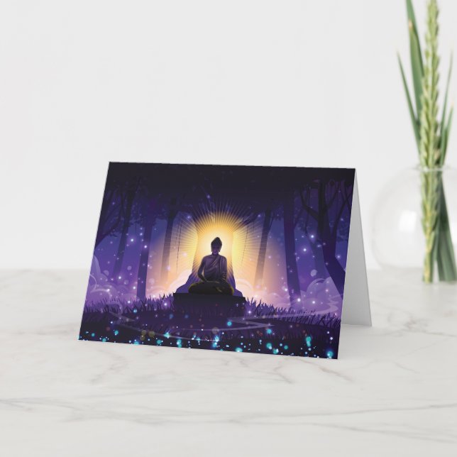 Carte de méditation Bouddha (Devant)
