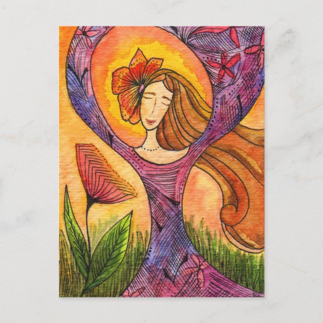 Carte de méditation du matin pour femmes (Devant)