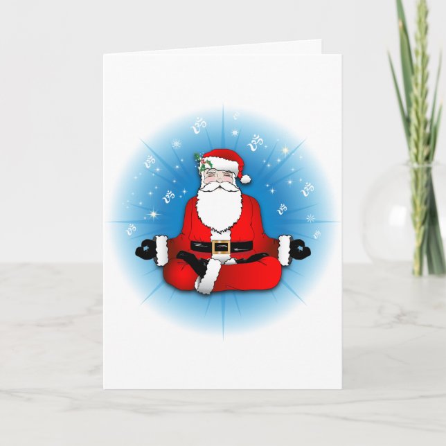 Carte de méditation Père Noël (Devant)