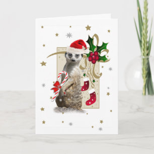CARTE de Meerkat Père Noël