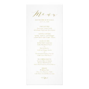 Carte de menu du Mariage de script de somnolence m