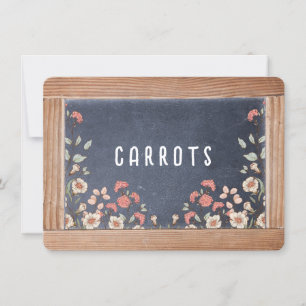 Carte de menu/place Anne of Green Gables