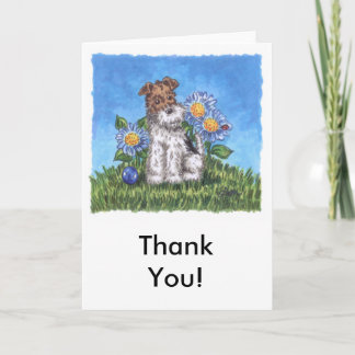 Carte de "Merci" avec enveloppe