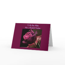 Carte de mère de Noël heureux