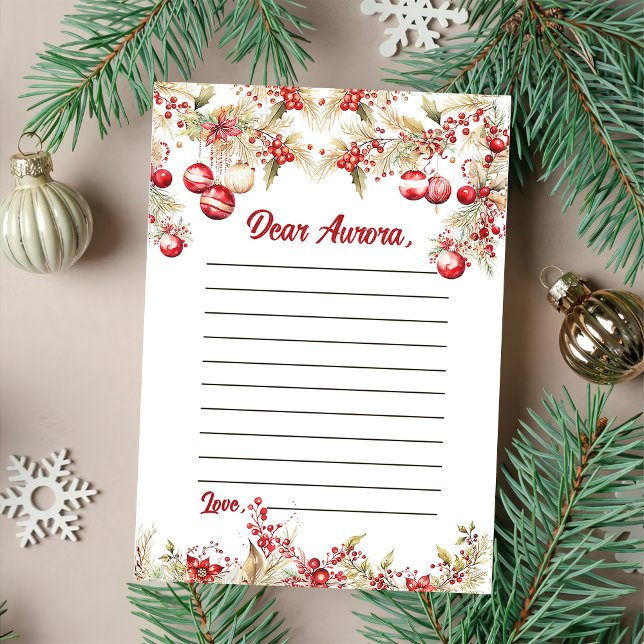 Carte de message de note de la capsule de Noël flo (Créateur téléchargé)