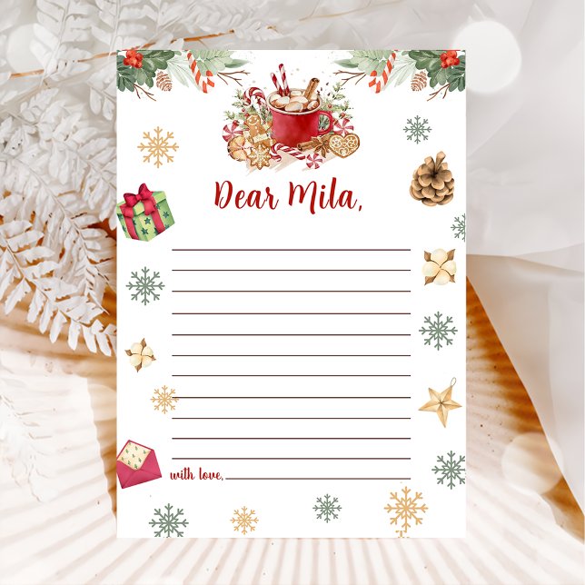 Carte de message de note de temps de Noël Cookie (Créateur téléchargé)