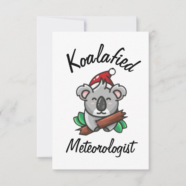 Carte de météorologue koalafied (Devant)