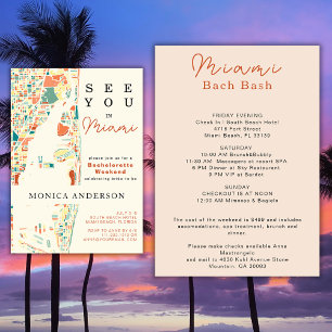 Carte de Miami Beach Bachelorette Heekend Itinérai
