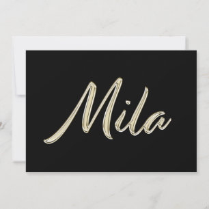 Carte de Mila white gold