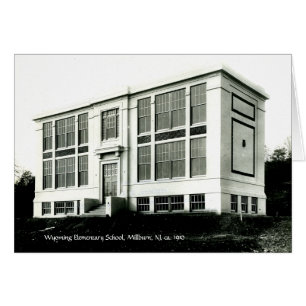 Carte de Millburn NJ c 1910 d'école primaire du