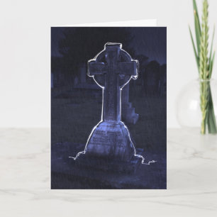 Carte de minuit de cimetière
