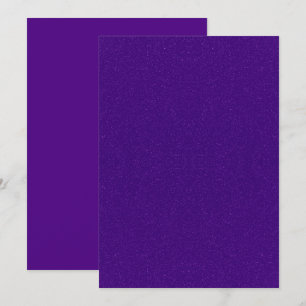 Carte de mise en garde Royale Violet Étincelante P