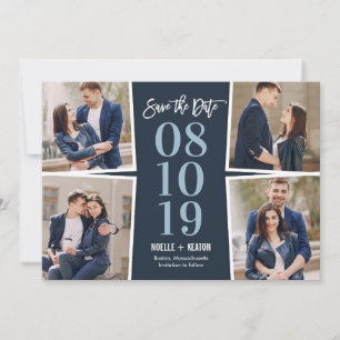 Carte de mise en vente de date modifiable COULEUR