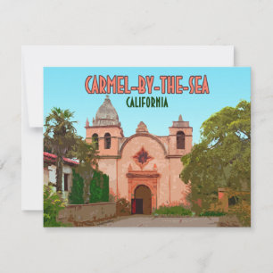 Carte de mission Carmel-By-The-Sea Basilica Califo
