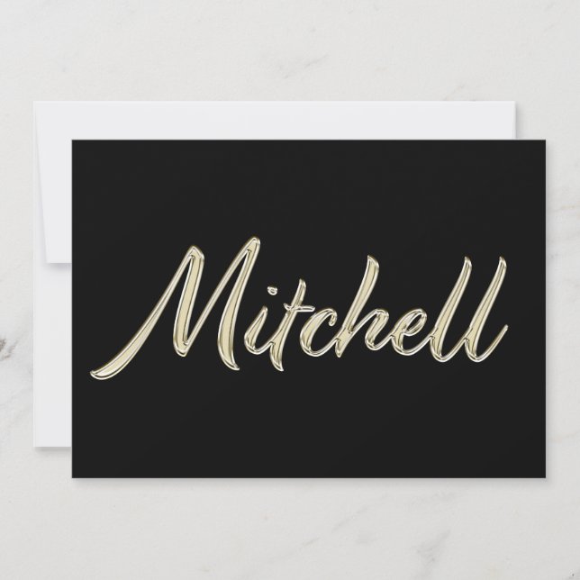 Carte de Mitchell White Gold (Devant)
