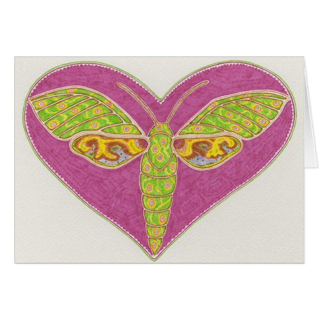 Carte de mite d'amour (Devant horizontal)