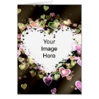 Carte de modèle de coeur