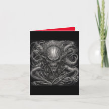 Carte de monstre en métal lourd