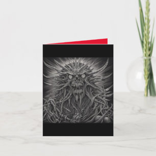 Carte de monstre en métal lourd