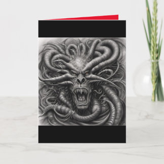 Carte de monstre en métal lourd