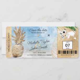Carte de montage pour la date de réservation avec