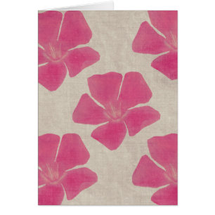 Carte de motif rose de fleur