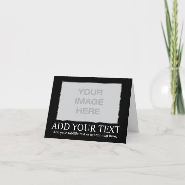 Carte De motivation/Demotivational faits sur commande (Devant)