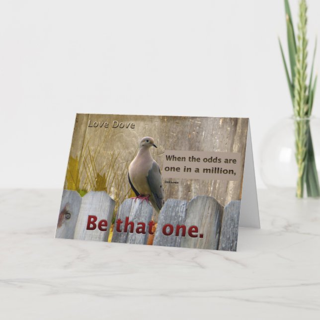 Carte de motivation et d'encouragement inspiration (Devant)