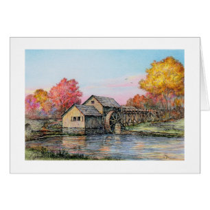 Carte de moulin de Paul McGehee "Mabry"