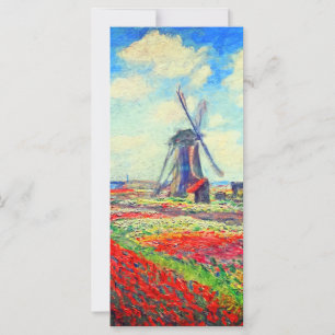 Carte de moulin Monet Tulips