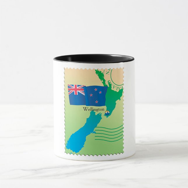 Carte De Mug De Nouvelle-Zélande (Créateur téléchargé)