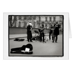 Carte de musiciens de rue