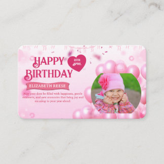 Carte de naissance avec invitation à sauter et jou