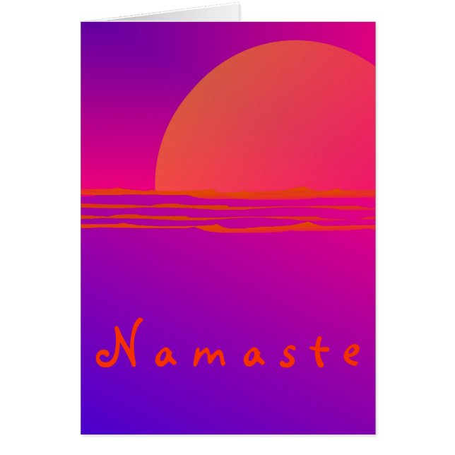 Carte de Namaste (Devant)